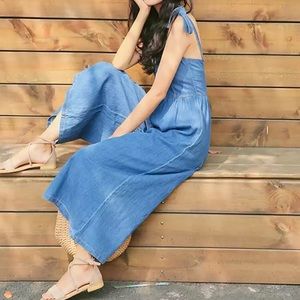 Denim summer jumpsuit/overall XS